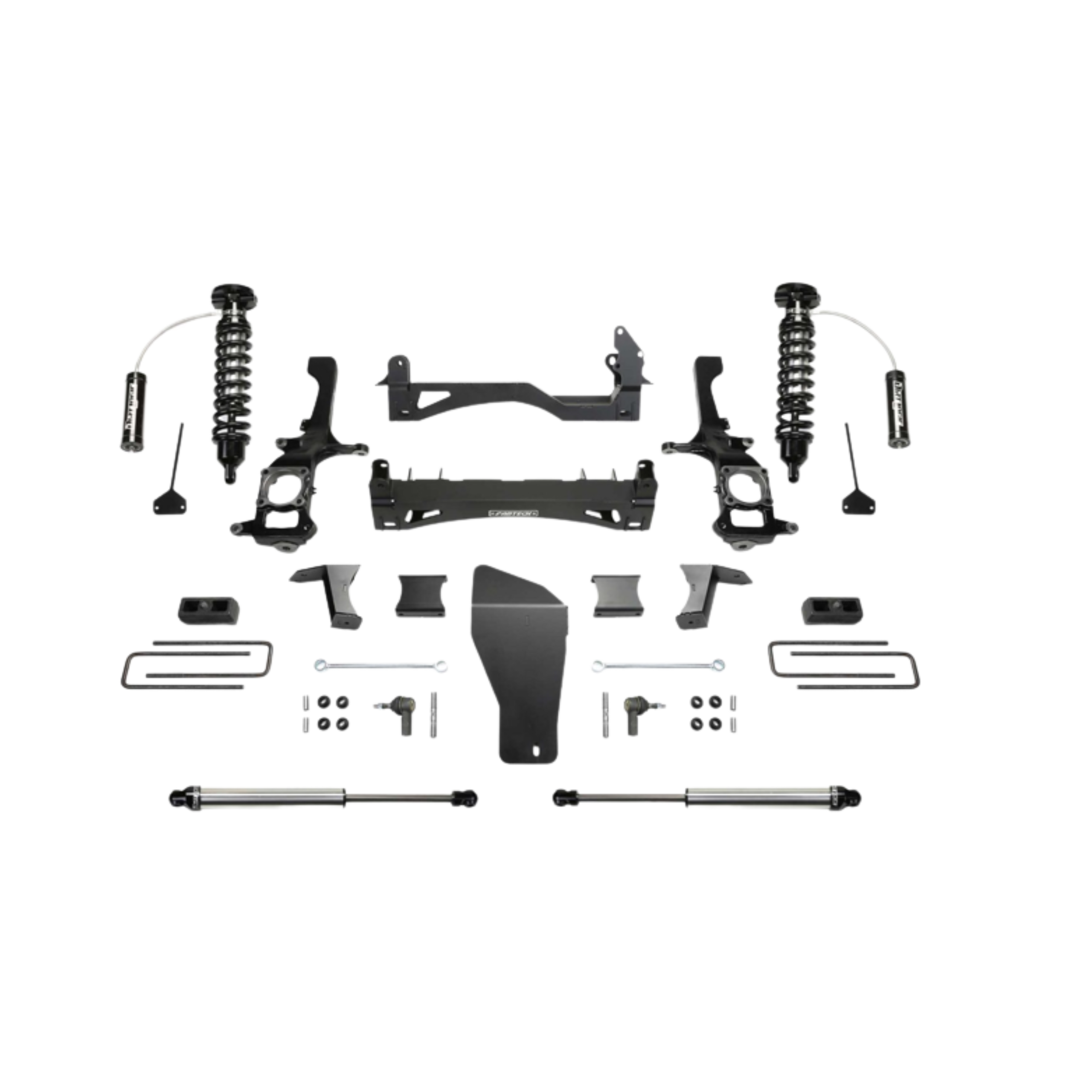 Fabtech 6" Lift Kit With External Reservoir Dirt Logic Coilovers 2016