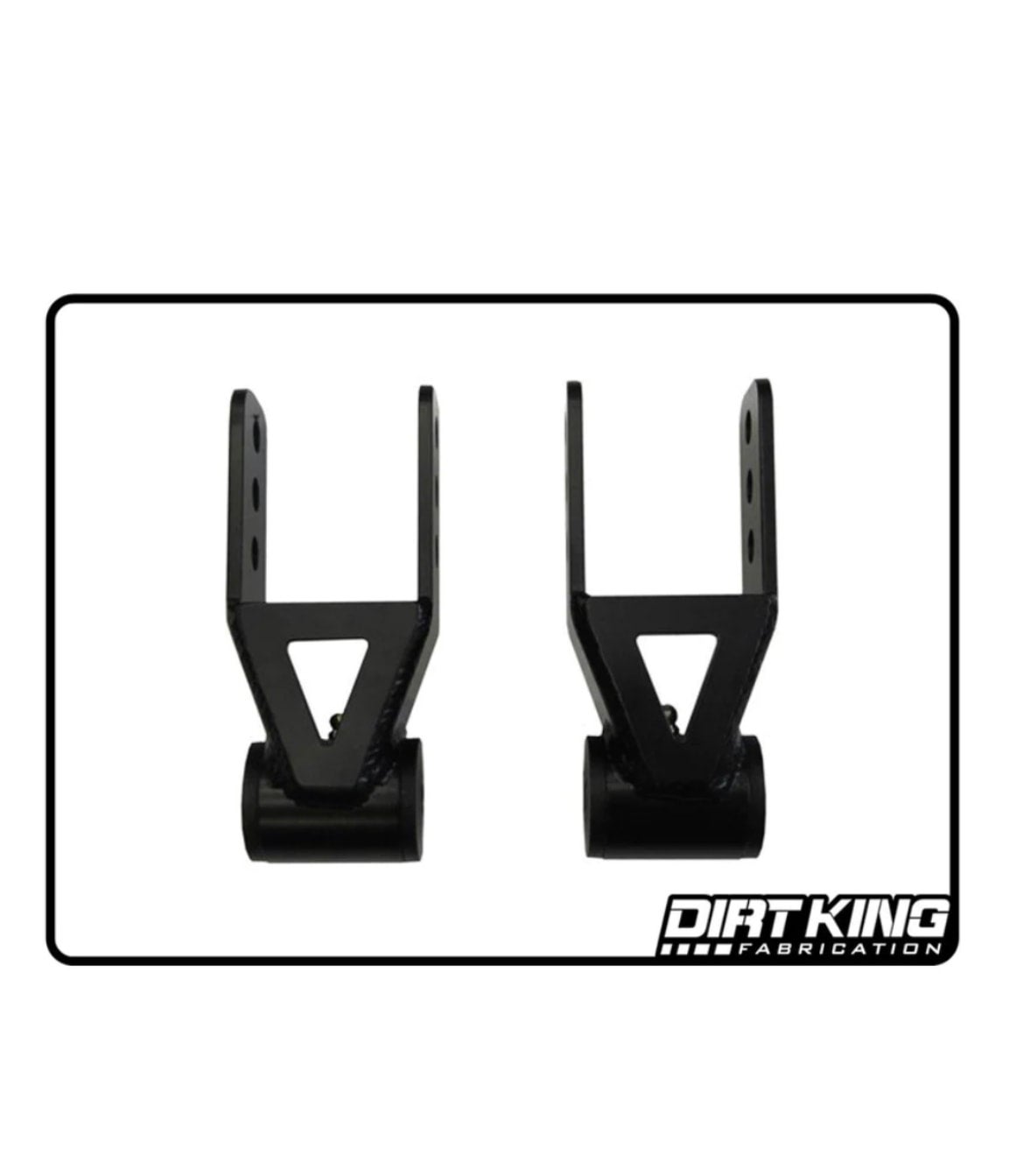 2001-2010 GMC Sierra 3500 HD 2wd/4wd 2-3" Rear Lowering Shackles Maxtrac 410730